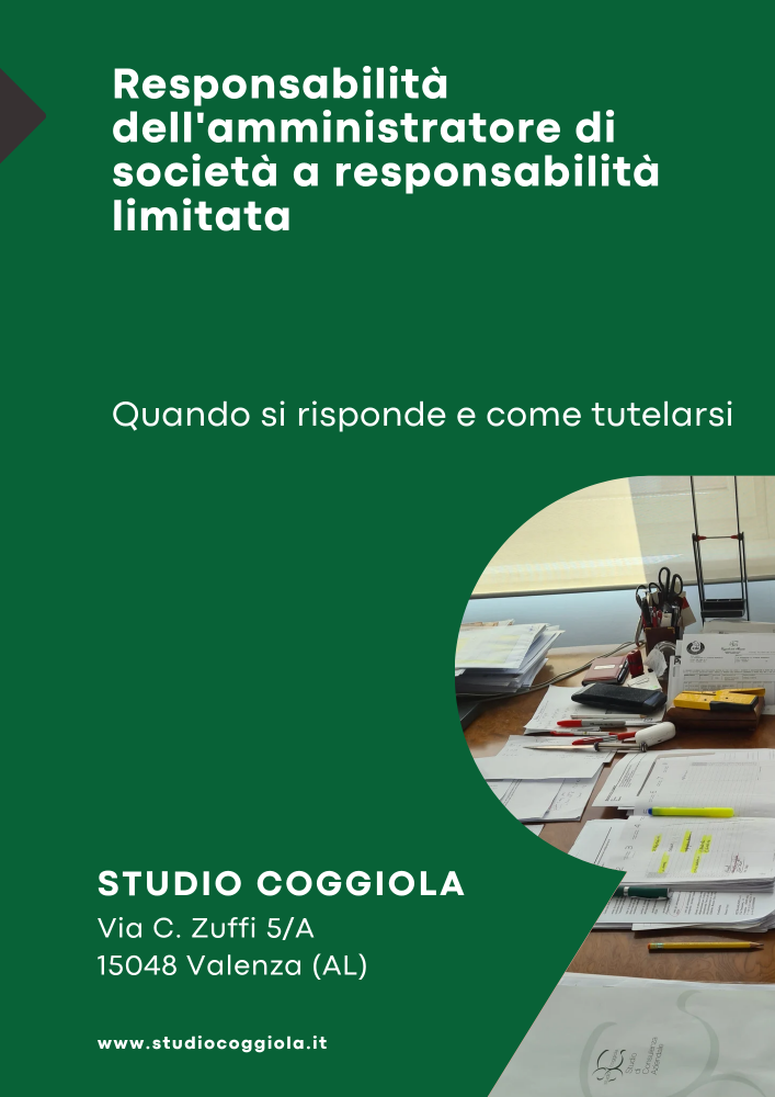 La responsabilita' patrimoniale degli amministratori di srl